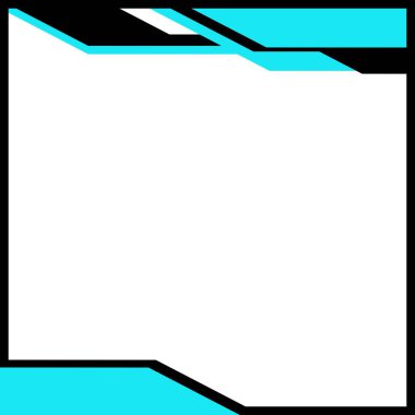 Çevrimiçi reklam için Sosyal Medya Postası şablonu. Basit soyut modern zarif çerçeve kenarı. Dijital pankart tasarımı