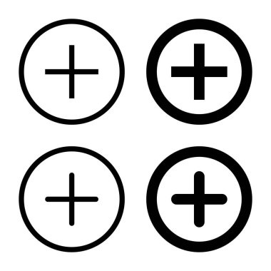 Düğme simgesi koleksiyonu ekle. Sosyal medya ögeleri