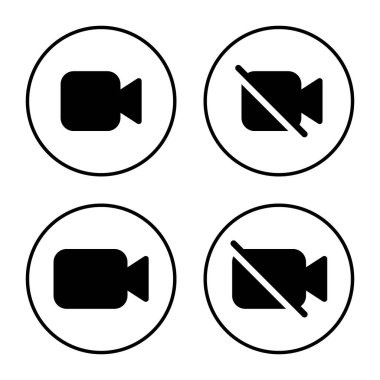 Görüntü çağrısı ve kamera daire çizgisinde simge kapalı