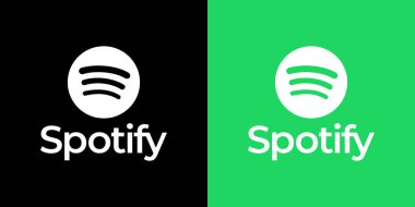 Spotify, sinyal müzik simgesi düz stil