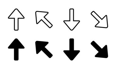 Yukarı ve aşağı ok simgesi genel tasarımda ayarlandı. Yukarı ve aşağı işaret işareti