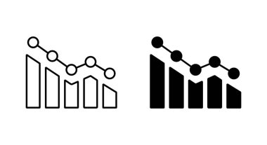 Genel tasarımda bar çizelgesi simgesi azalıyor. Piyasa çöküşü işareti
