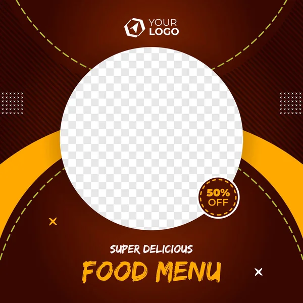 Business Banner Template with frame for picture