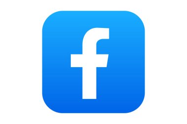 Facebook simgesi, popüler sosyal medya uygulaması.