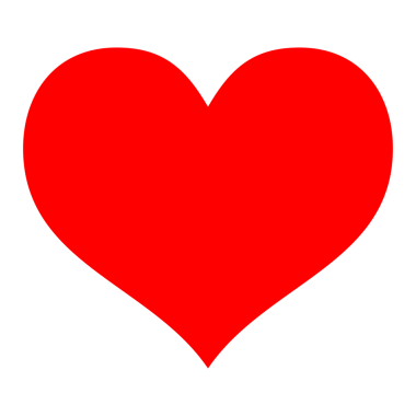 siyah aşk kalp simgesi