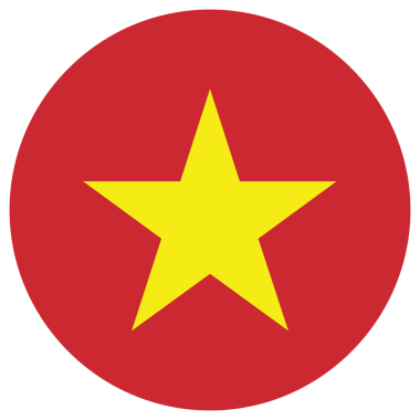 Şeffaf Arkaplan ile Vietnam Yuvarlak Bayrağı