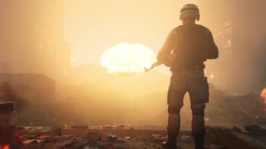 Şehirde silahlı bir adam var.