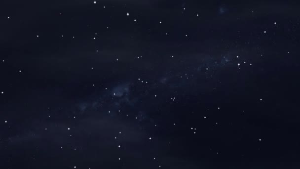 Звезда Глубокого Космоса Звездами Абстрактный Фон — стоковое видео