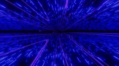 Parlayan havai fişeklerle dolu mavi arkaplan