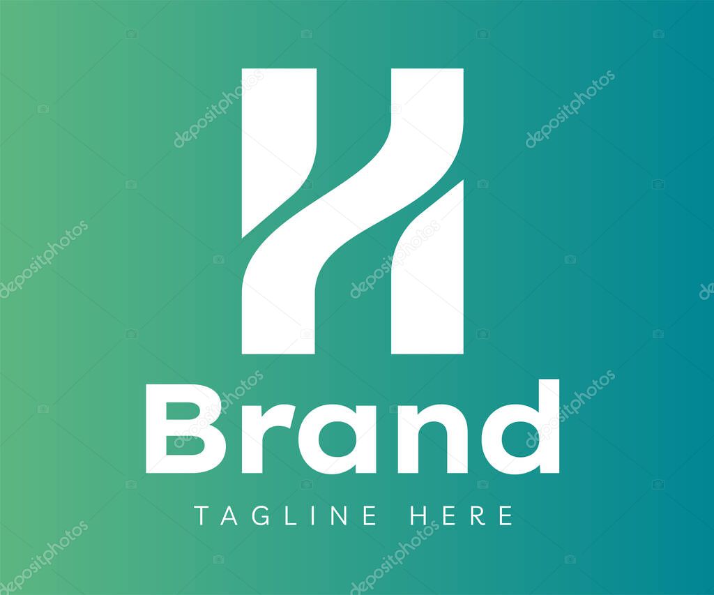 Letter H logo icon design template elements. Usable for Branding and Business Logos.