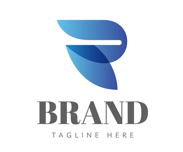 Letter Logo Icon Design Template Elements Usable Branding Business Logos — Stok Vektör