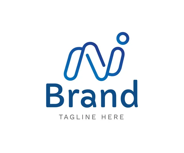 Letter Logo Icon Design Template Elements Usable Business Technology Logos — Image vectorielle