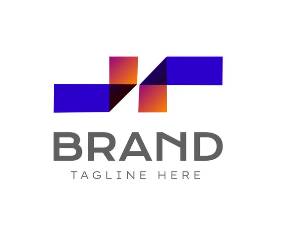 Unsur Desain Ikon Logo Huruf Logo Kreatif Dengan Huruf Awal - Stok Vektor