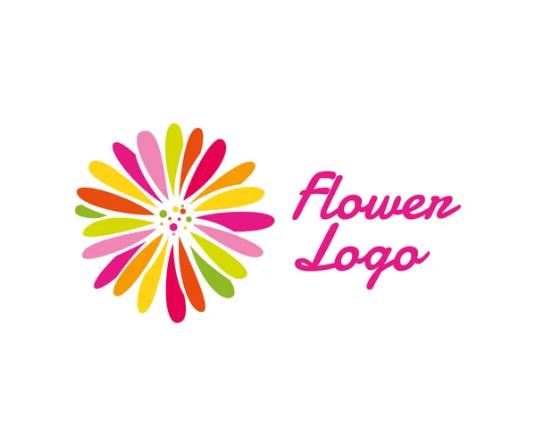 Элементы Шаблона Иконки Цветочного Логотипа Используется Брендинга Бизнес Логотипы — стоковый вектор