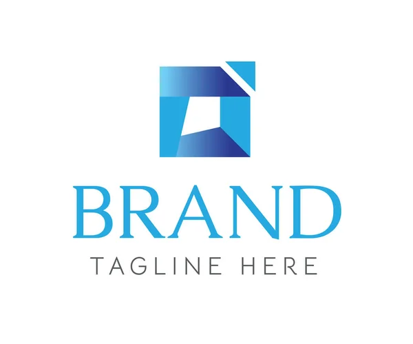Logotipo Quadrado Elementos Modelo Design Ícone Usável Para Branding Logos — Vetor de Stock