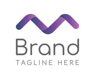 M harfi logo tasarım şablonu elementleri. Minimalist baş harf M veya AA logosu, moda tarzı. Büyüme, gelişme ve bağlantı konsepti. Markalaşma ve İş Logoları için kullanılabilir.