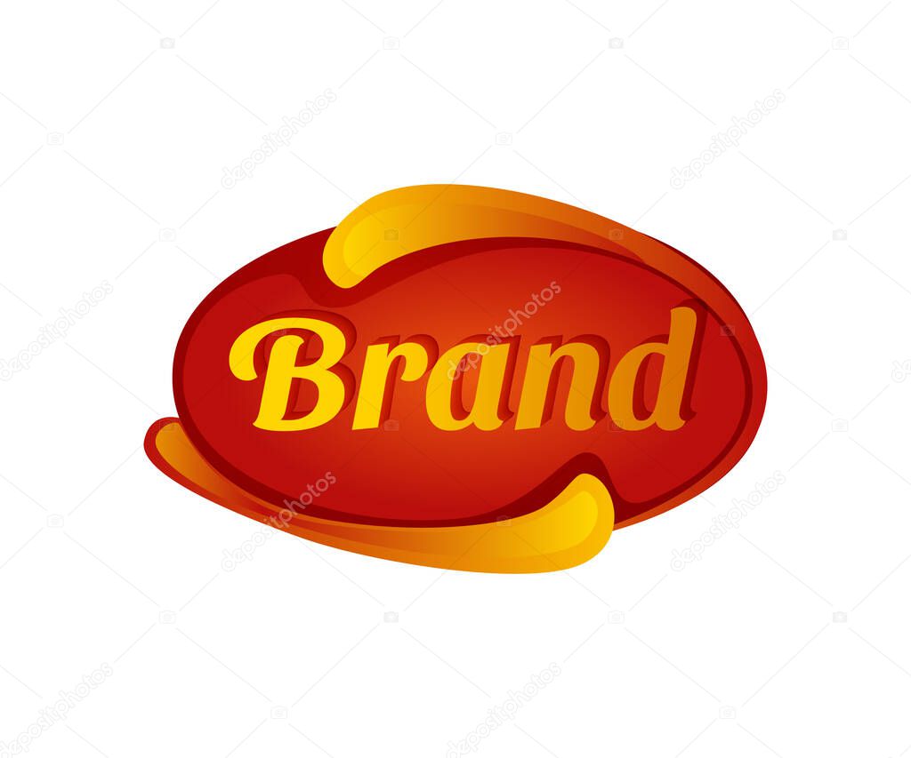 Cooking oil logo icon design template. Organic oil label in eco friendly style for food product design. Usable for Branding and Business Logos.