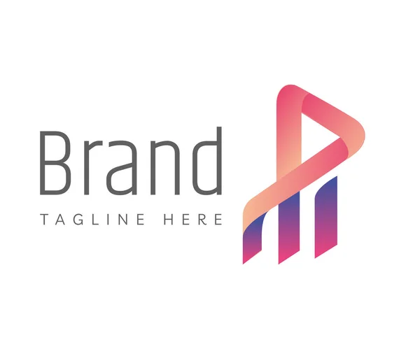 Unsur Desain Logo Huruf Dapat Digunakan Untuk Logos Branding Bisnis - Stok Vektor