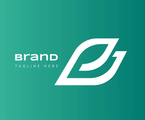 Bokstaven Logotyp Ikon Designmall Element Användbar För Branding Business Technology — Stock vektor
