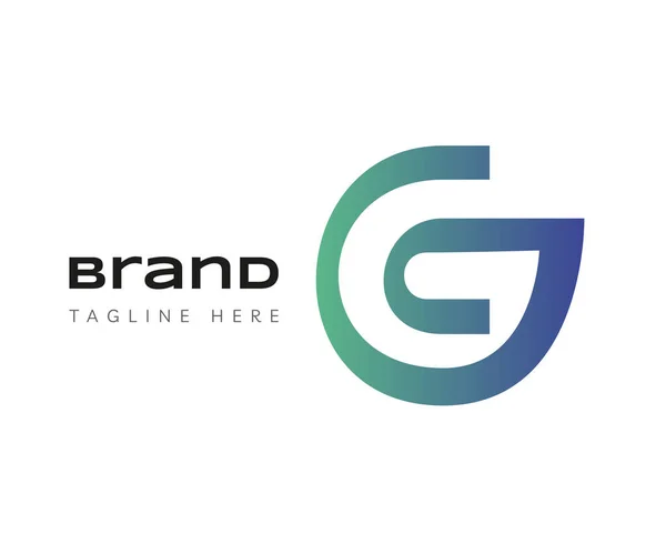 字母G图标设计模板元素 可用于品牌 业务和技术标识 — 图库矢量图片