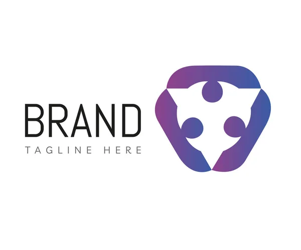 Buchstabe Logo Symbol Design Vorlagen Elemente Kreatives Logo Mit Vernetzten — Stockvektor
