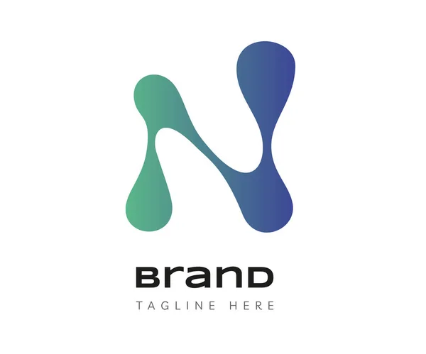 Bokstav Logotyp Ikon Design Mall Element Användbar För Branding Business — Stock vektor