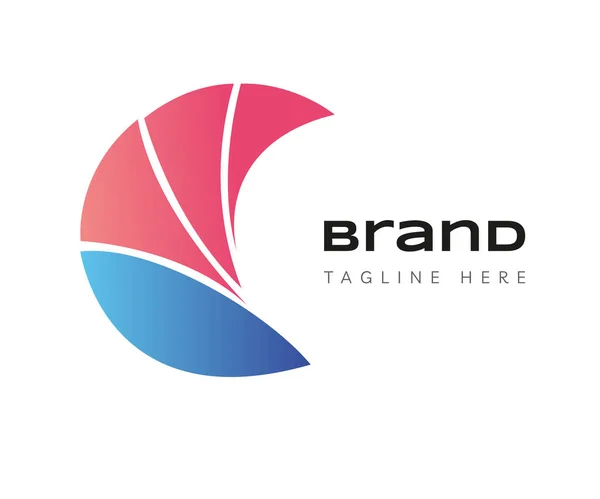 Στοιχεία Προτύπου Σχεδίασης Εικονιδίων Λογότυπου Κατάλληλο Για Branding Business Technology — Διανυσματικό Αρχείο