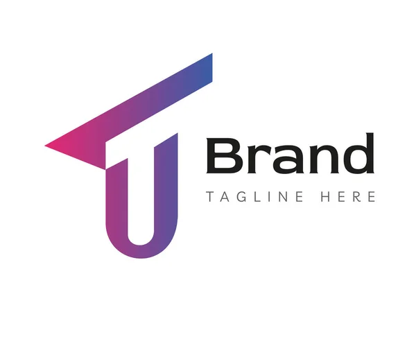Unsur Desain Ikon Logo Huruf Dapat Digunakan Untuk Branding Business - Stok Vektor