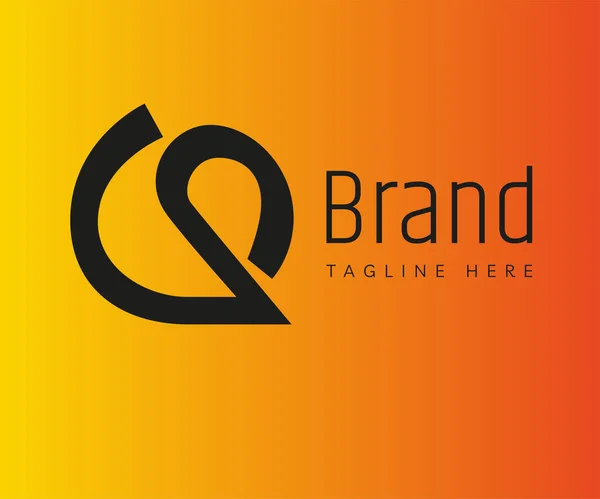 文字Qロゴアイコンデザインテンプレート要素 ブランディング ビジネスおよびテクノロジーのロゴに使用できます — ストックベクタ