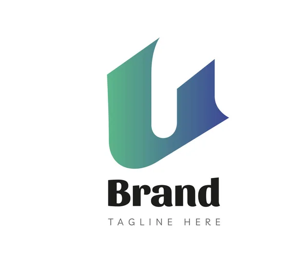 Unsur Desain Ikon Huruf Dapat Digunakan Untuk Logos Branding Bisnis - Stok Vektor