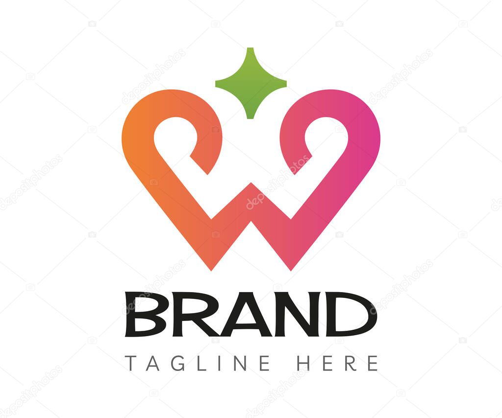 Letter W logo icon design template elements. Usable for Branding and Business Logos.