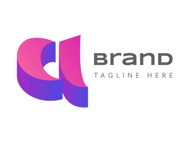 Carta Logotipo Ícone Design Elementos Modelo Usável Para Branding Logos —  Vetores de Stock