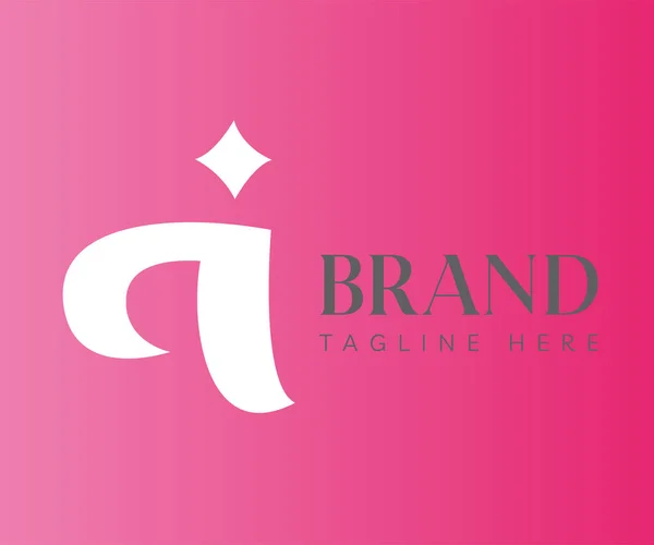 Letter Een Logo Pictogram Ontwerp Template Elementen Bruikbaar Voor Branding — Stockvector