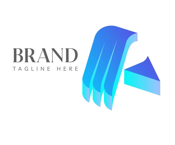 Lettera Logo Icon Design Template Elements Utilizzabile Marchi Business Loghi — Vettoriale Stock