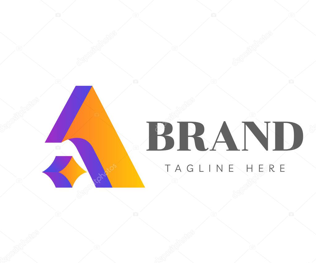 Letter A logo icon design template elements. Usable for Branding and Business Logos.