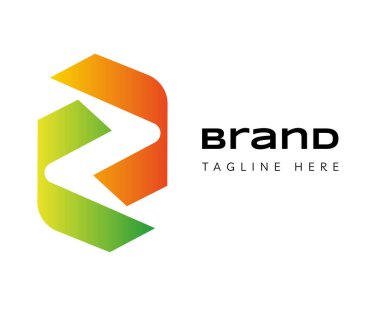 Z harfi logo tasarım şablonu elementleri. Markalaşma, İşletme ve Teknoloji Logoları için kullanılabilir.