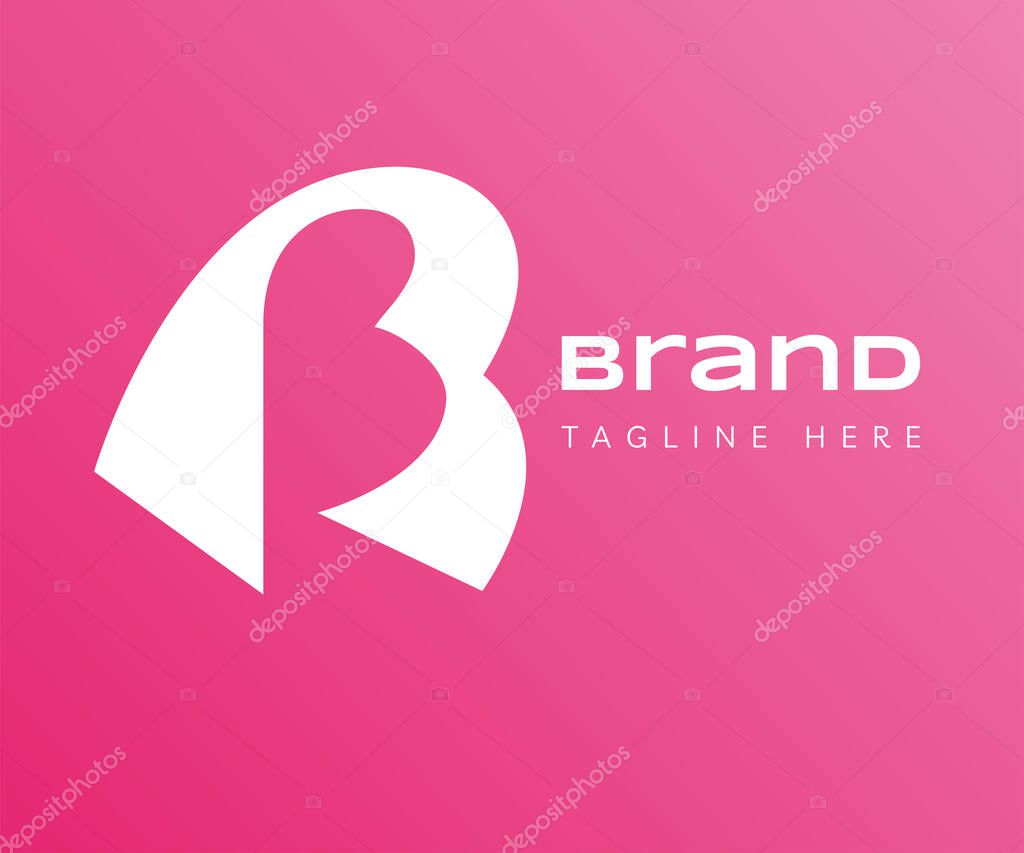 Letter B logo icon design template elements. Usable for Branding, Business and Technology Logos.