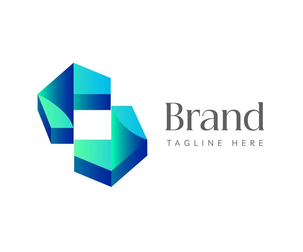 Harfi Logo Tasarım Şablonu Elementleri Markalaşma Şletme Teknoloji Logoları Için — Stok Vektör