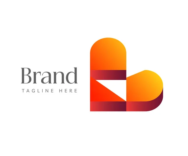 Στοιχεία Προτύπου Σχεδιασμού Εικονιδίου Του Λογότυπου Καρδιάς Κατάλληλο Για Branding — Διανυσματικό Αρχείο