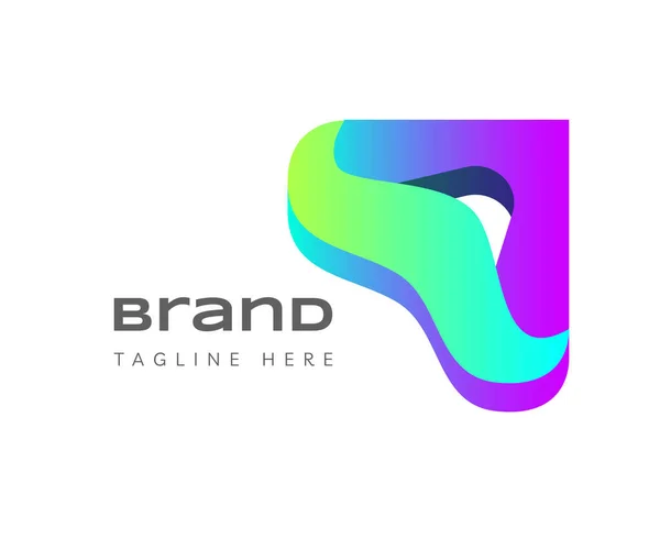 Unsur Desain Ikon Logo Huruf Dapat Digunakan Untuk Logos Branding - Stok Vektor