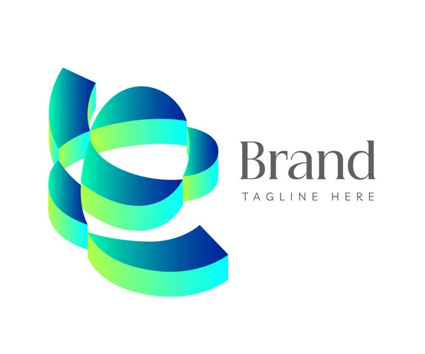 Lettera Logo Icona Elementi Modello Design Utilizzabile Marchi Business Loghi — Vettoriale Stock