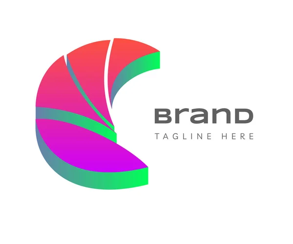 Στοιχεία Προτύπου Σχεδίασης Εικονιδίων Λογότυπου Κατάλληλο Για Branding Business Technology — Διανυσματικό Αρχείο