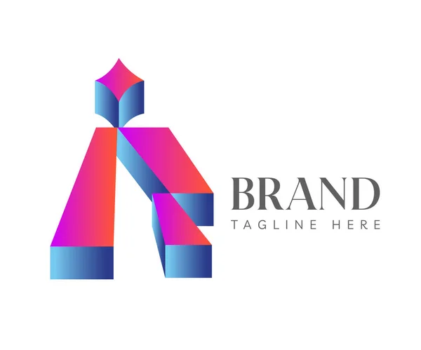 Letra Logotipo Ícone Design Elementos Modelo Usável Para Branding Logos — Vetor de Stock