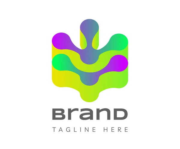 Елементи Шаблону Дизайну Логотипу Стрілки Використовується Брендингу Бізнесу Технологій Логотипів — стоковий вектор