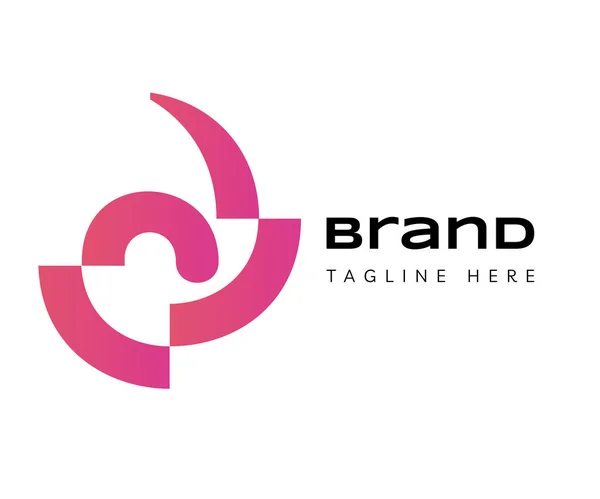 Letra Icono Del Logotipo Elementos Plantilla Diseño Utilizable Para Branding — Archivo Imágenes Vectoriales
