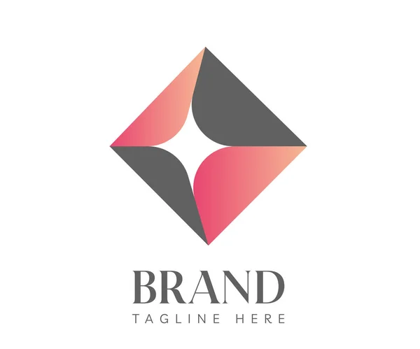 Unsur Desain Ikon Huruf Logo Dapat Digunakan Untuk Logos Branding - Stok Vektor
