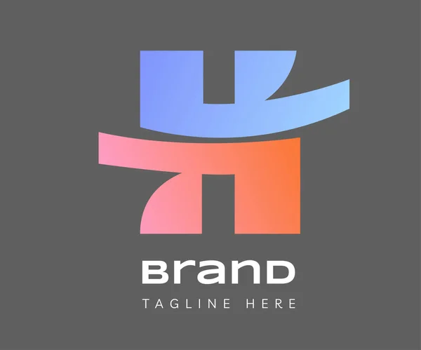Letter Logo Icon Design Template Elements Usable Branding Business Logos — Vector de stock