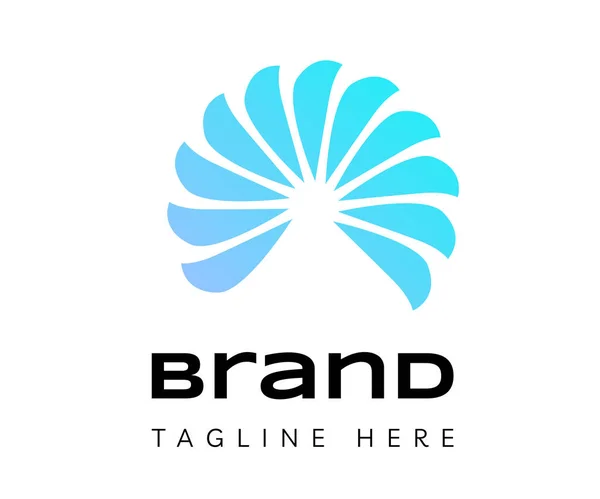 Unsur Desain Ikon Logo Bunga Dapat Digunakan Untuk Branding Business - Stok Vektor