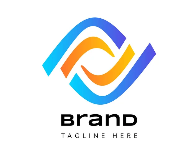 Logo Panah Mendesain Elemen Templat Dapat Digunakan Untuk Logos Branding - Stok Vektor
