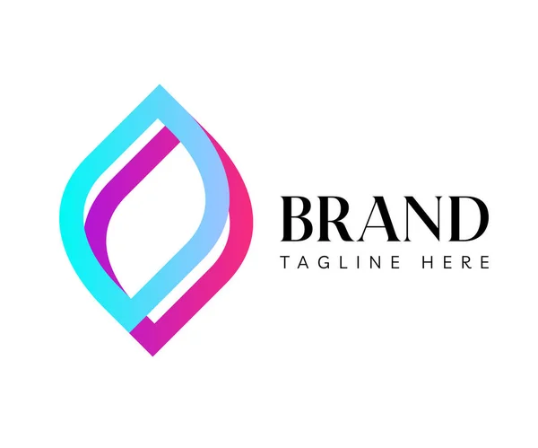 Unsur Desain Ikon Logo Letter Dapat Digunakan Untuk Logos Branding - Stok Vektor